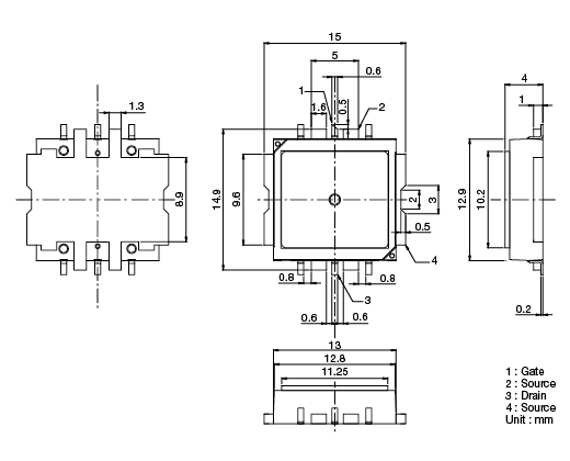 dimension of I2C